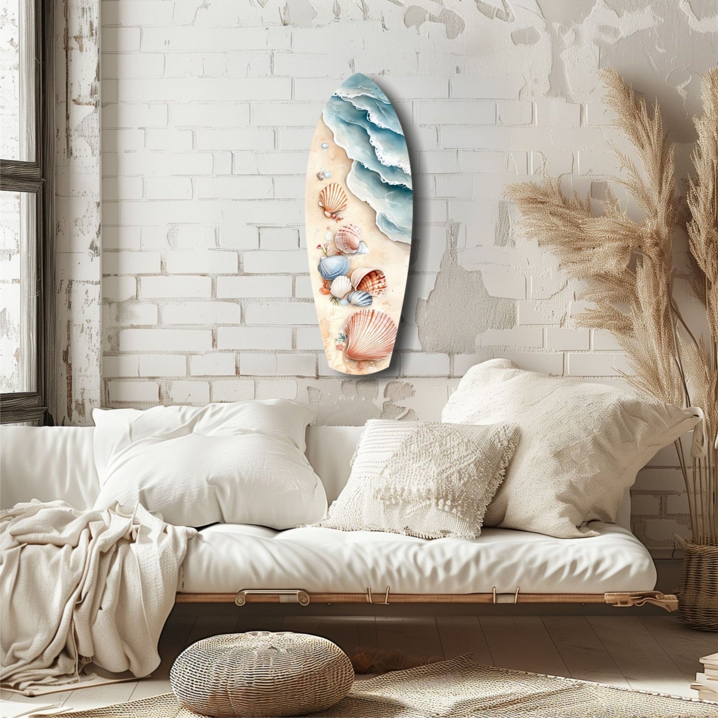 Shoreline Treasures Glass Wall Art
