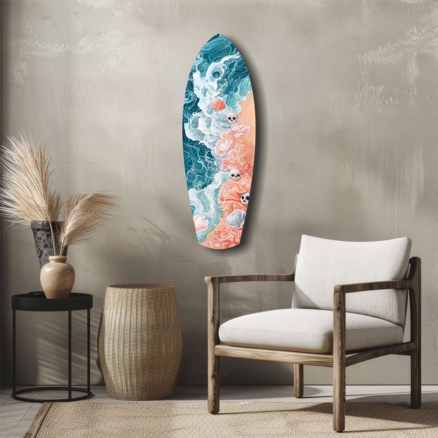 Eternal Tides Glass Wall Art