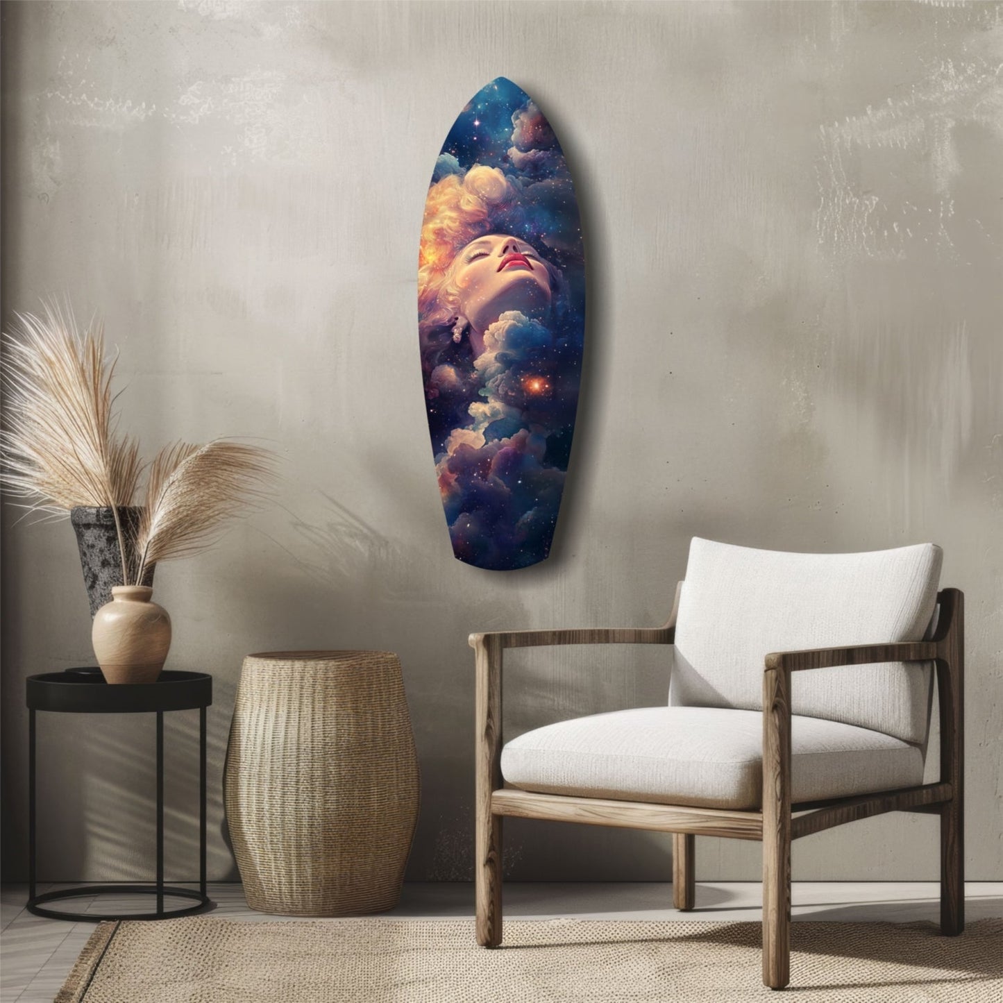 Celestial Dreamer Glass Wall Art
