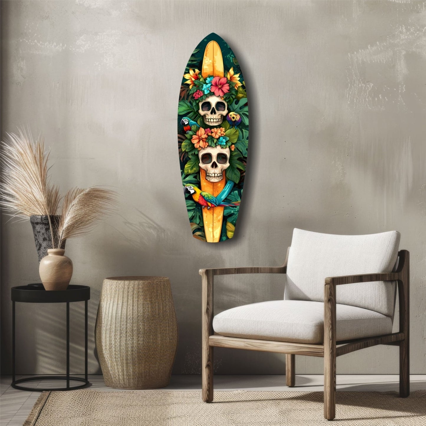 Tropical Mystique V2 Glass Wall Art