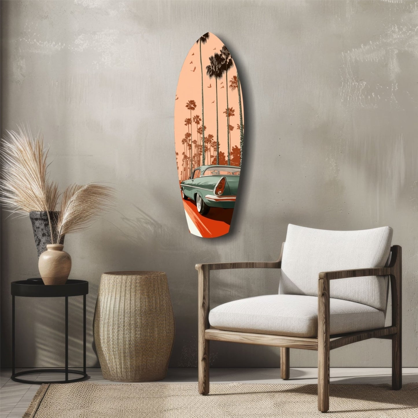 California Dreams V2 Glass Wall Art
