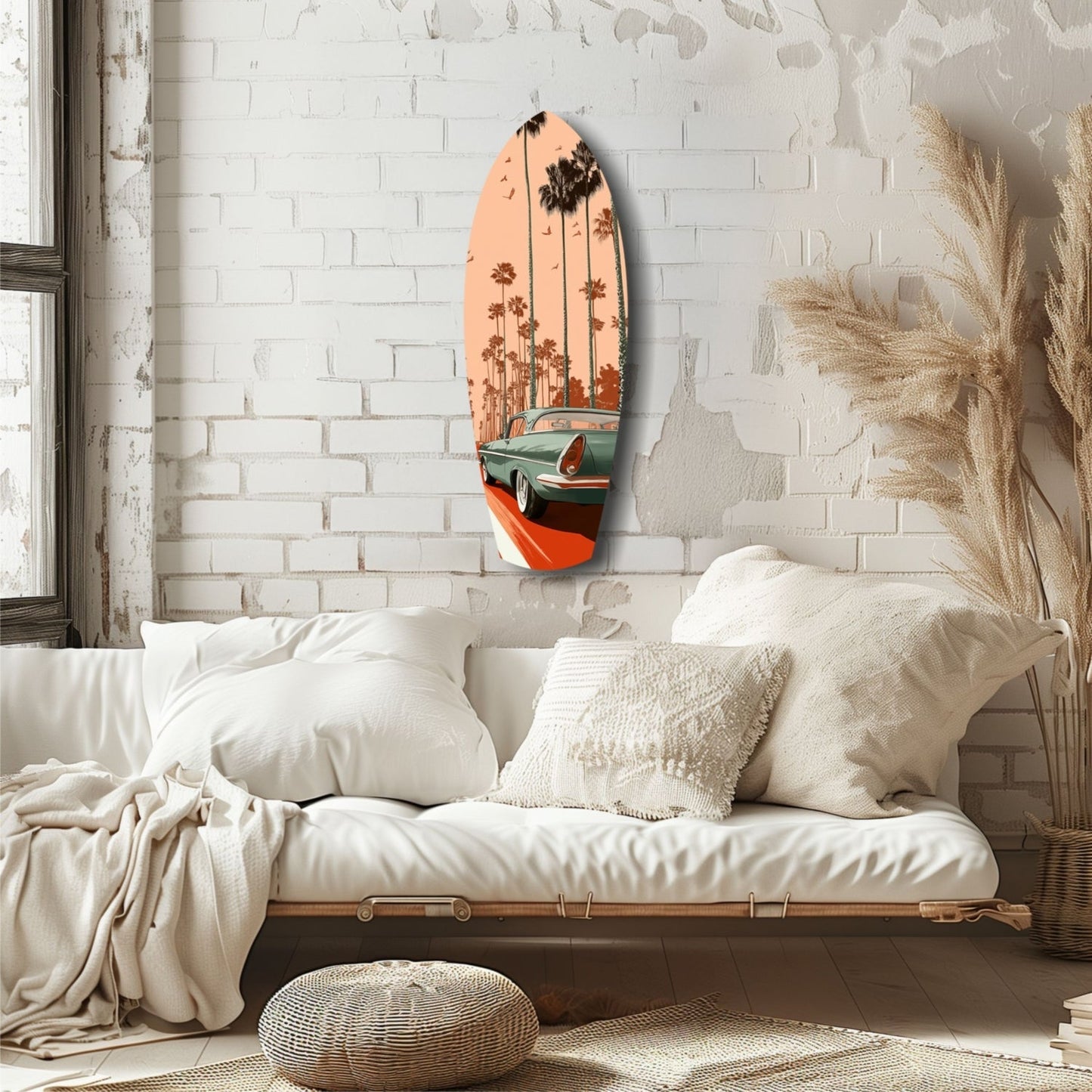 California Dreams V2 Glass Wall Art