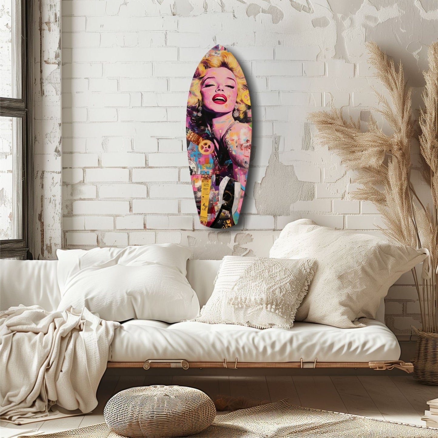 Marilyn Monroe V3 Glass Wall Art