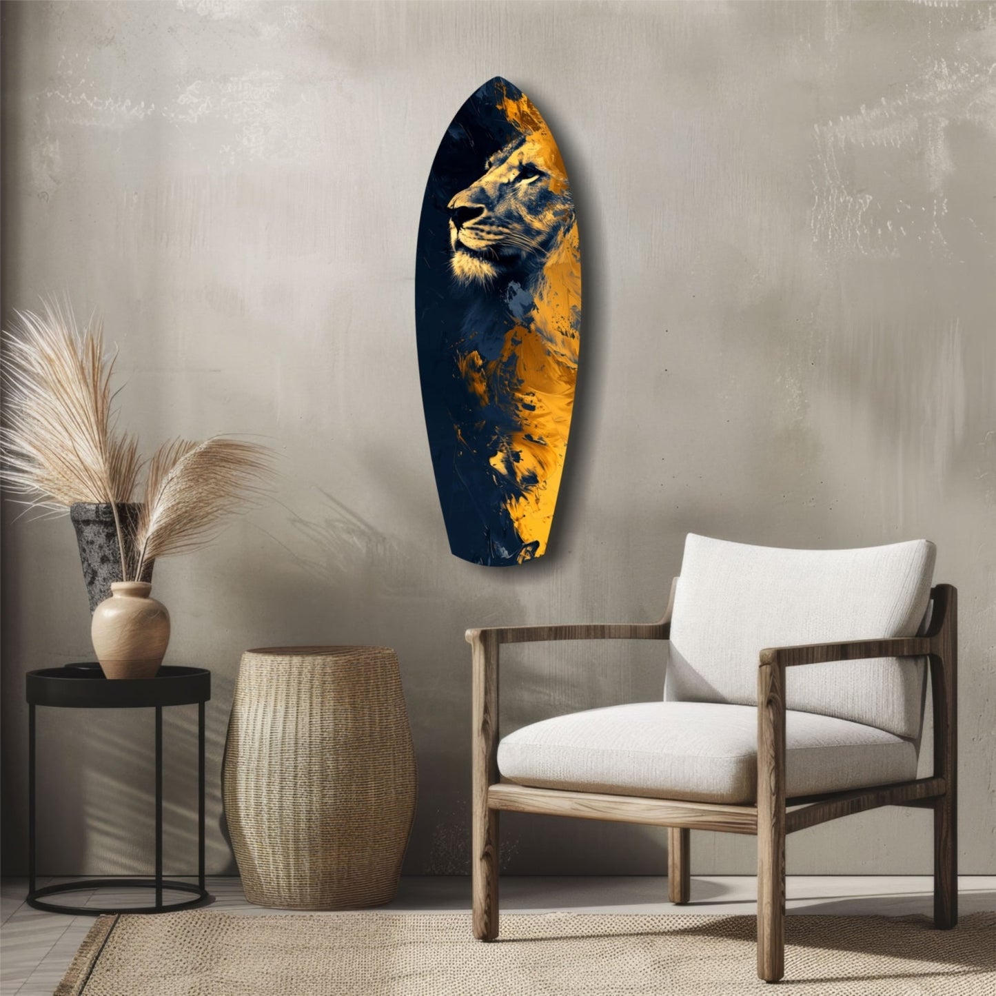 Lion Pride V1 Glass Wall Art