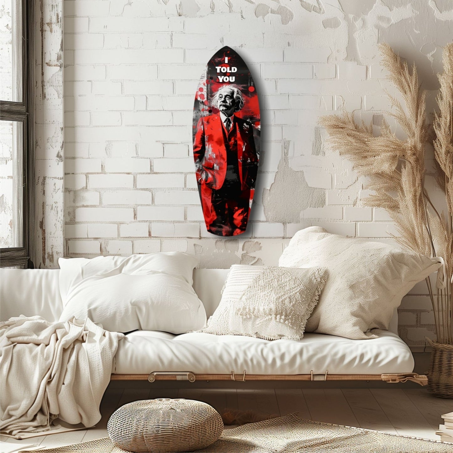 I Told You Glass Wall Art