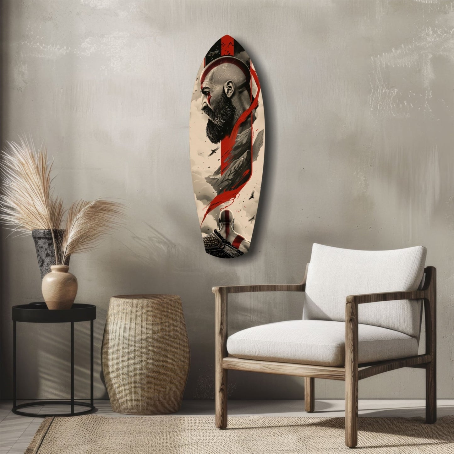Kratos Glass Wall Art