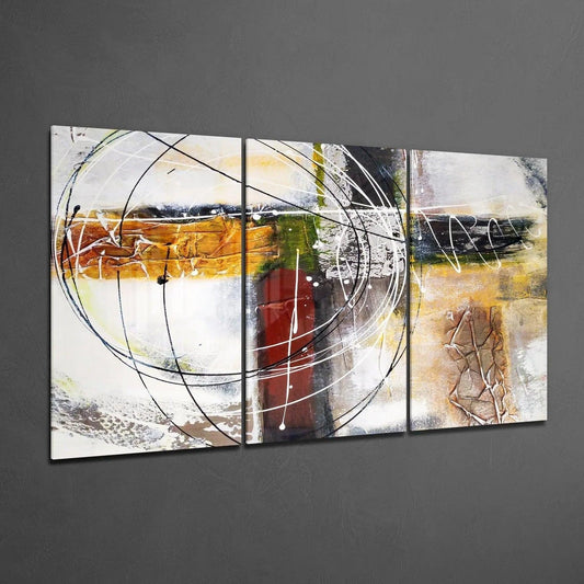 Here Glass Wall Art - LUXARTDECO