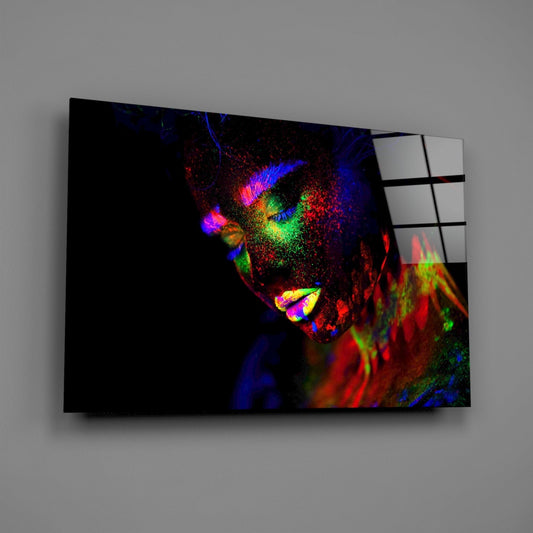 Female Portrait 30 Glass Wall Art