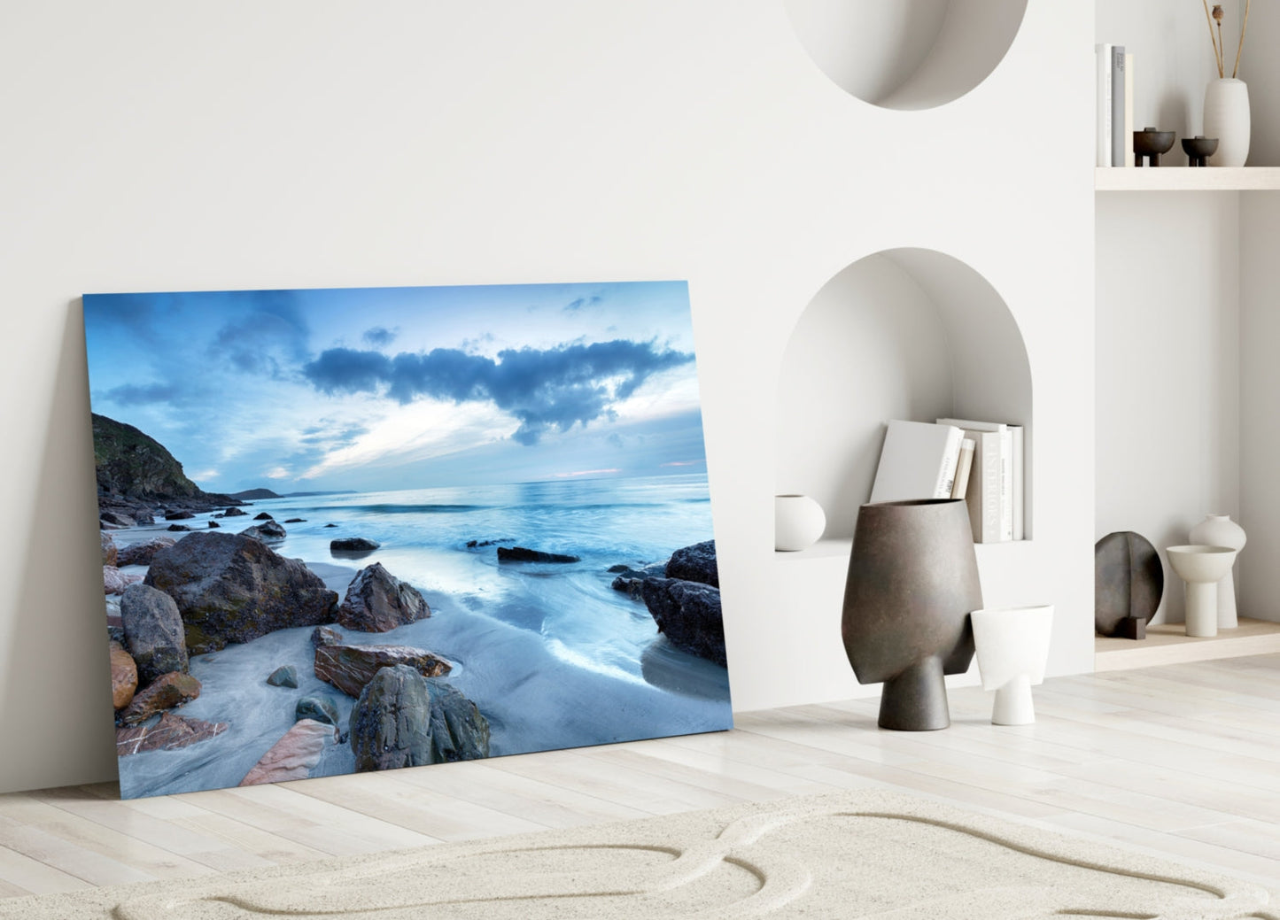 Sea Landscape Glass Wall Art