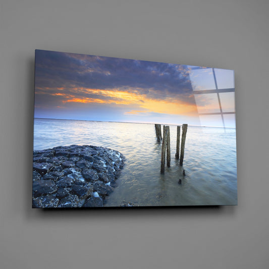 Sea Landscape Glass Wall Art