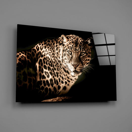 Leopard Glass Wall Art