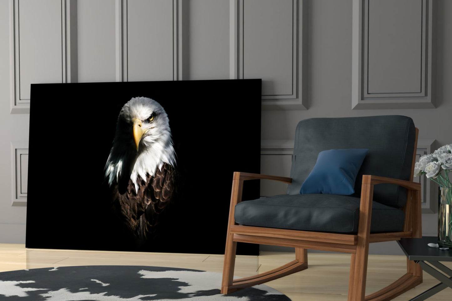 Eagle Glass Wall Art