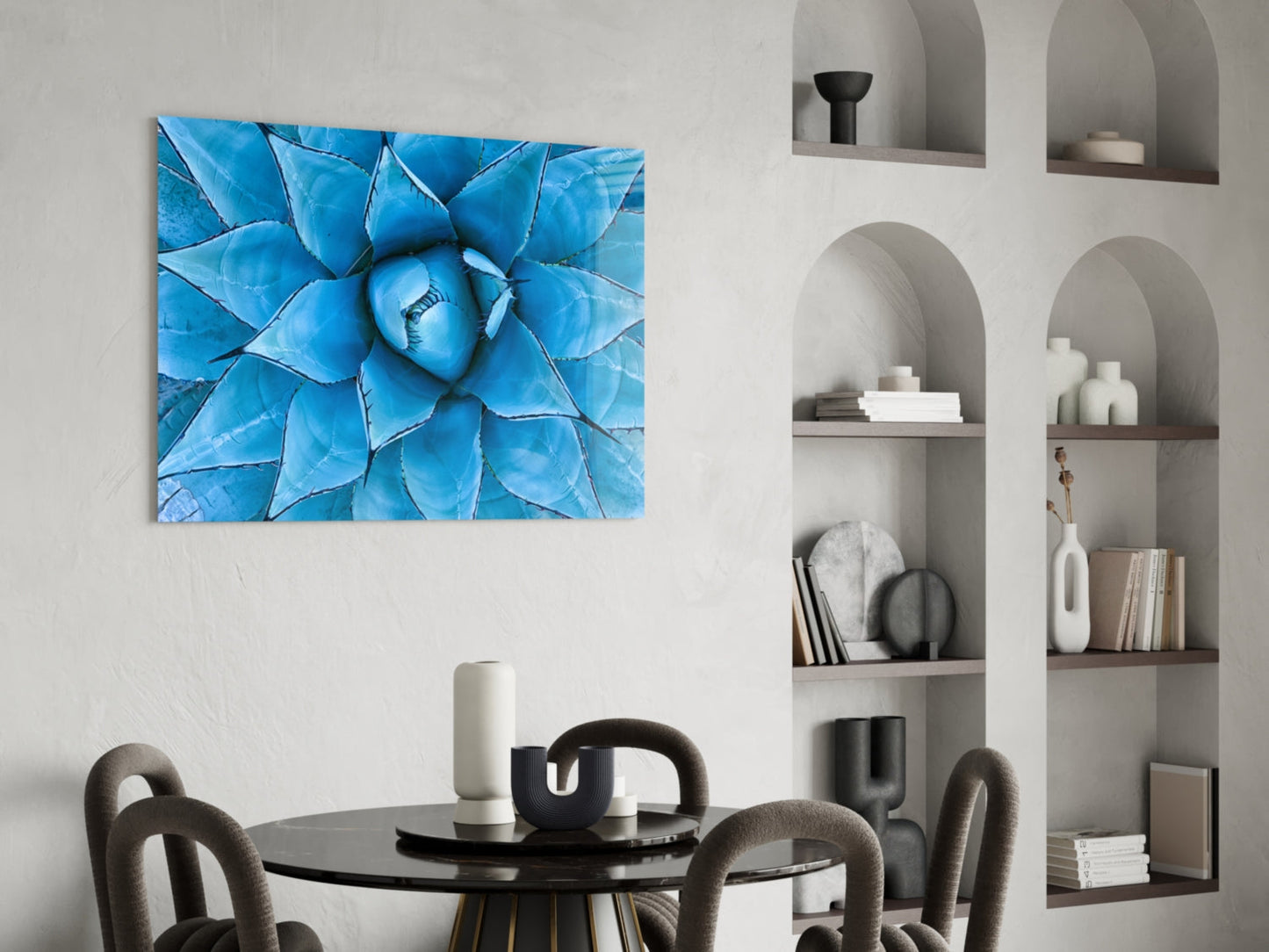Micro Flower Glass Wall Art