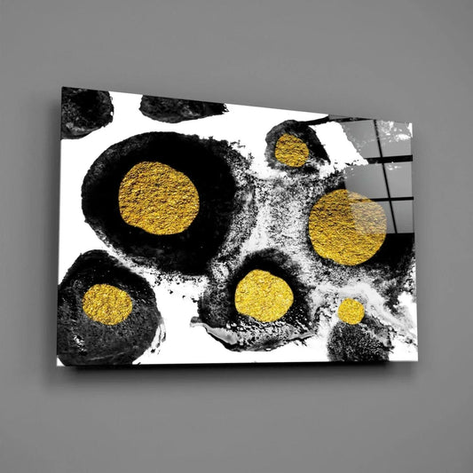 Abstract Colors Glass Wall Art - LUXARTDECO