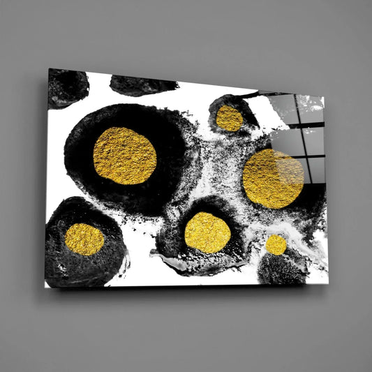 Abstract Colors Glass Wall Art - LUXARTDECO