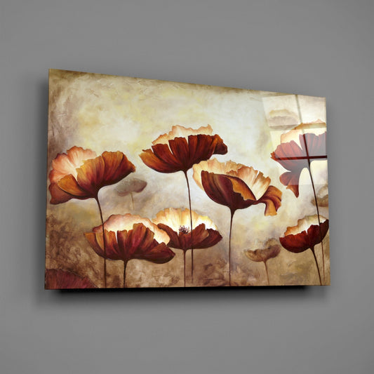 Poppy Glass Wall Art
