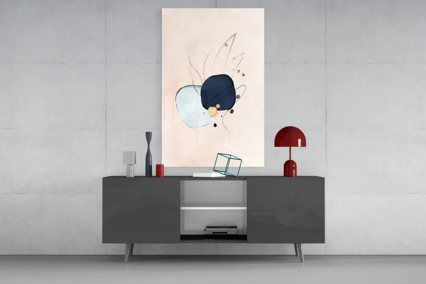 Abstract Hand Glass Wall Art - LUXARTDECO
