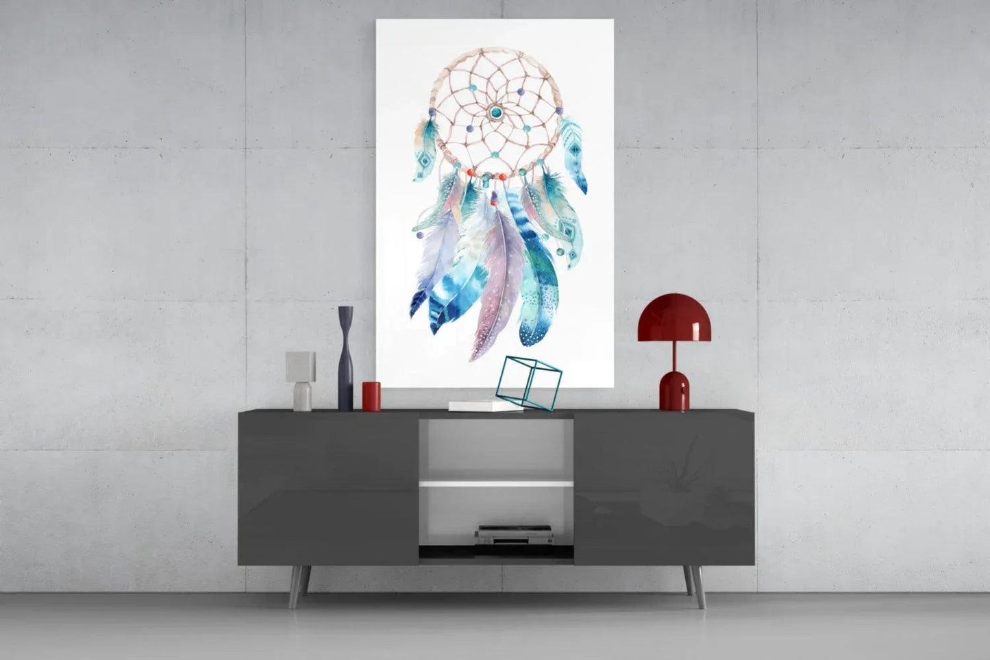 Dreamcatcher Glass Wall Art - LUXARTDECO