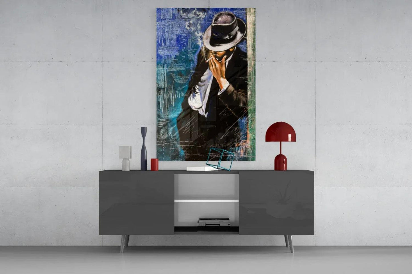 Smoking Glass Wall Art - LUXARTDECO