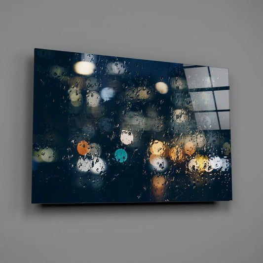 Rain Glass Wall Art