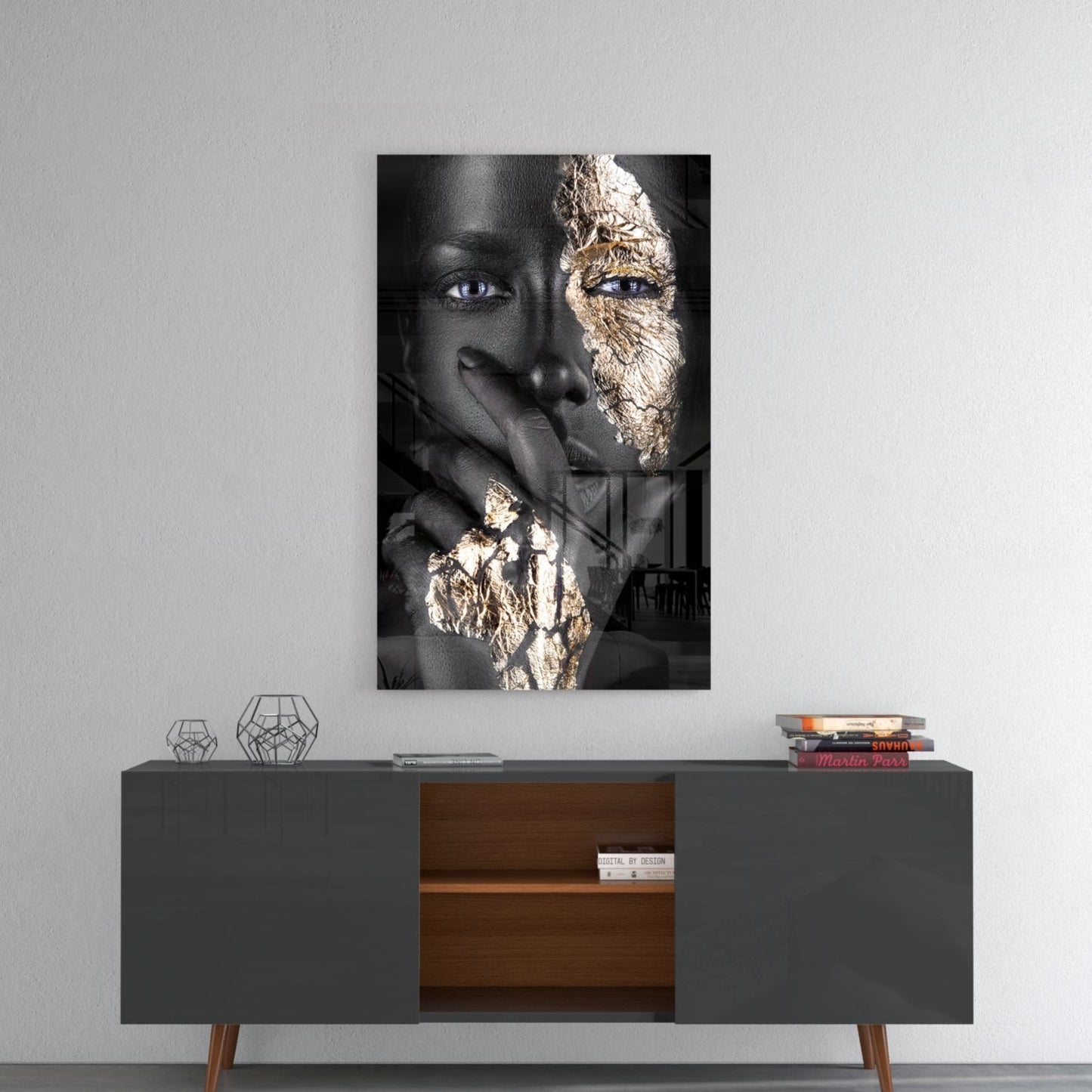Women's Glass Wall Art