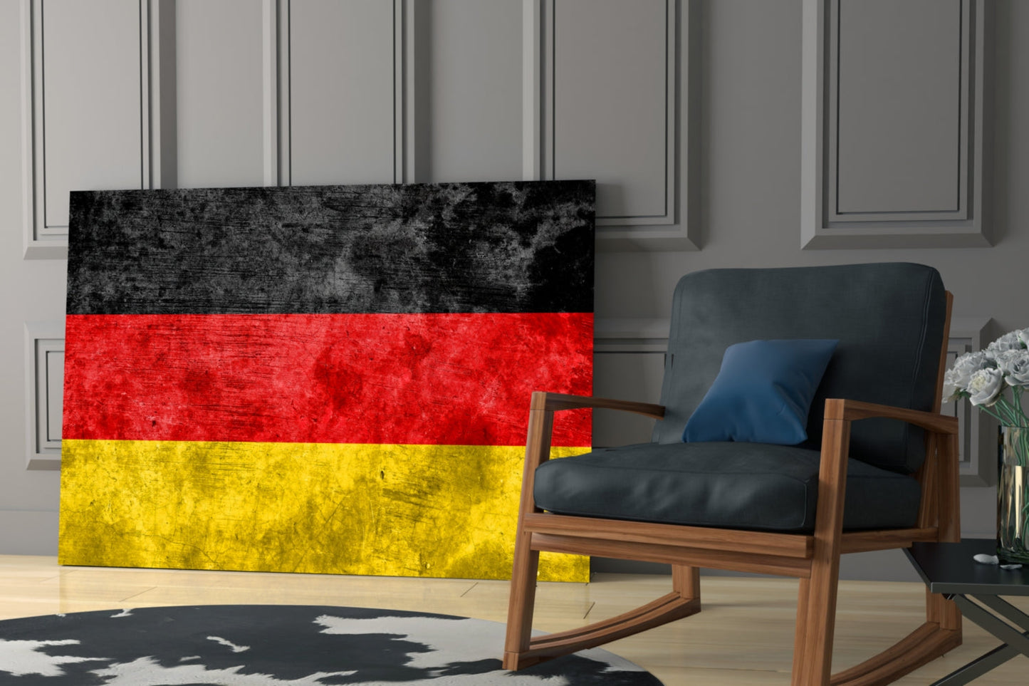 Colorful Space Glass Wall Art