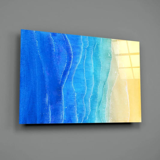 Sea Sand Glass Wall Art - LUXARTDECO