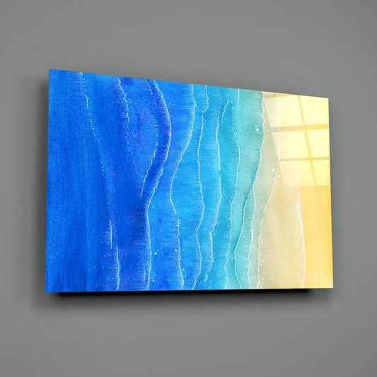 Sea Sand Glass Wall Art - LUXARTDECO