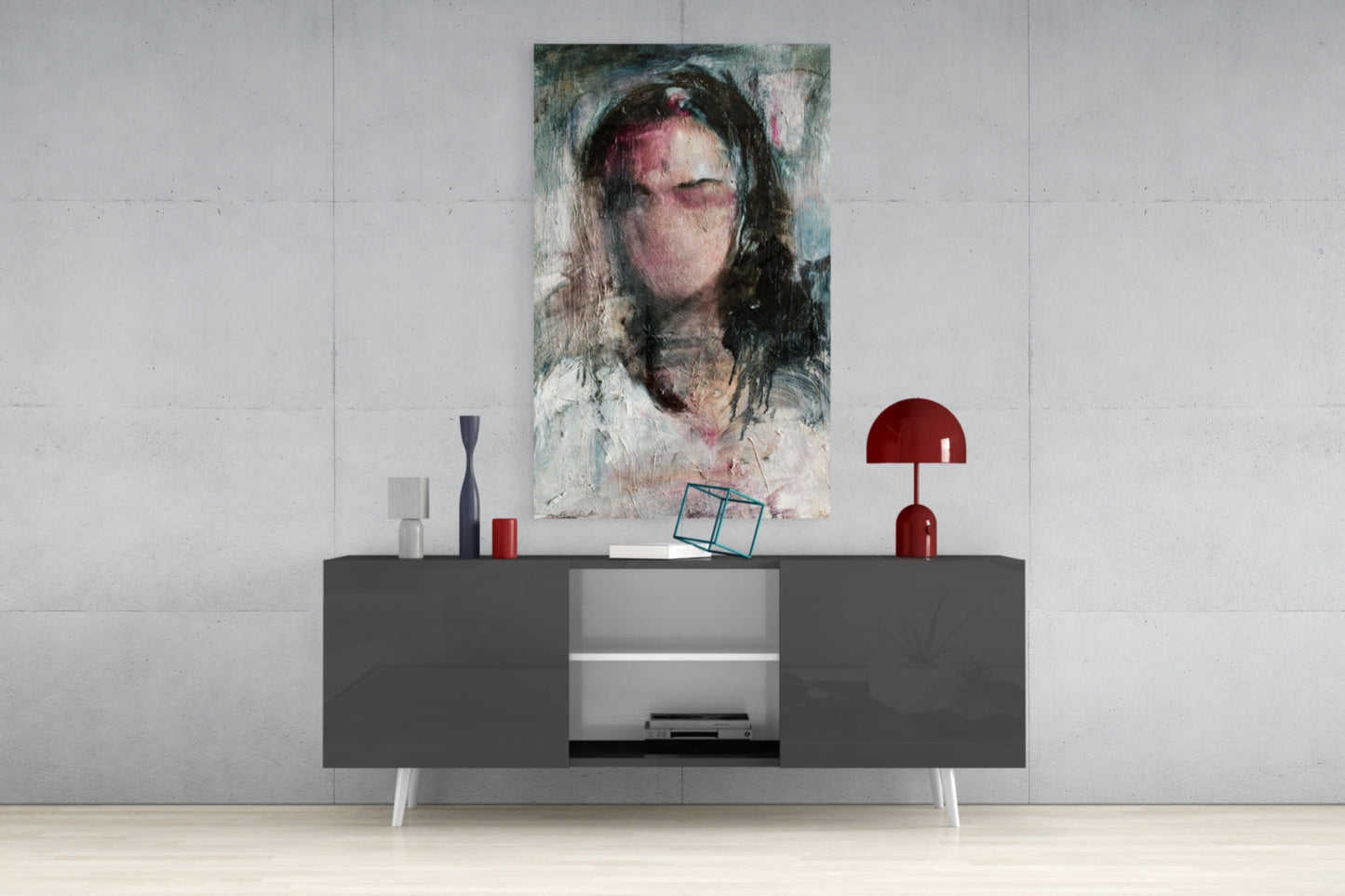 Women's Glass Wall Art