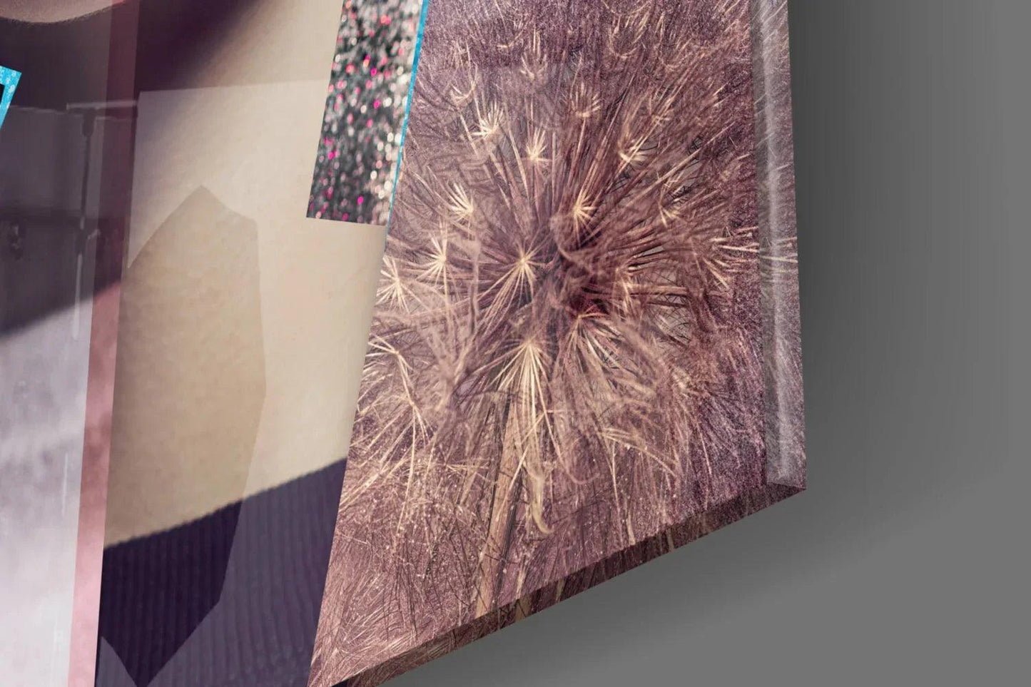 Abstract Woman Portrait Glass Wall Art - LUXARTDECO