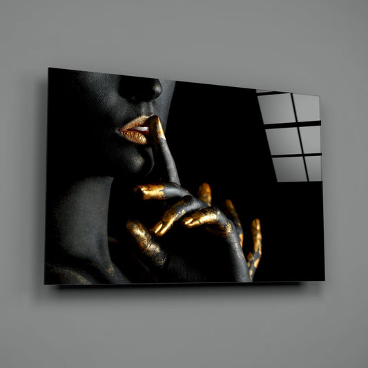 Silence Glass Wall Art