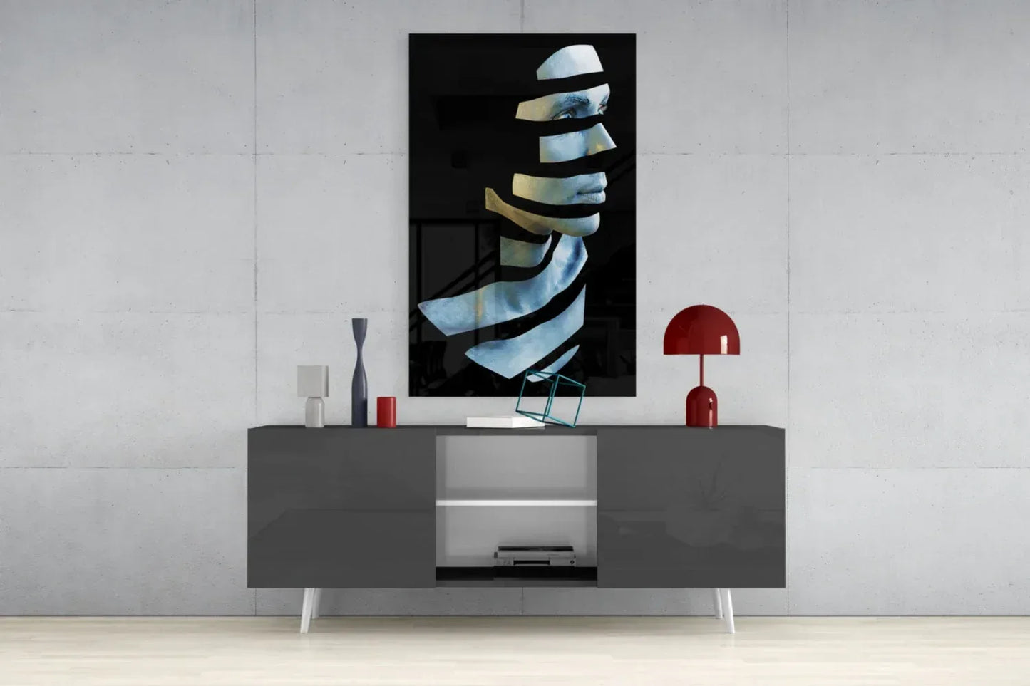The Future Glass Wall Art - LUXARTDECO
