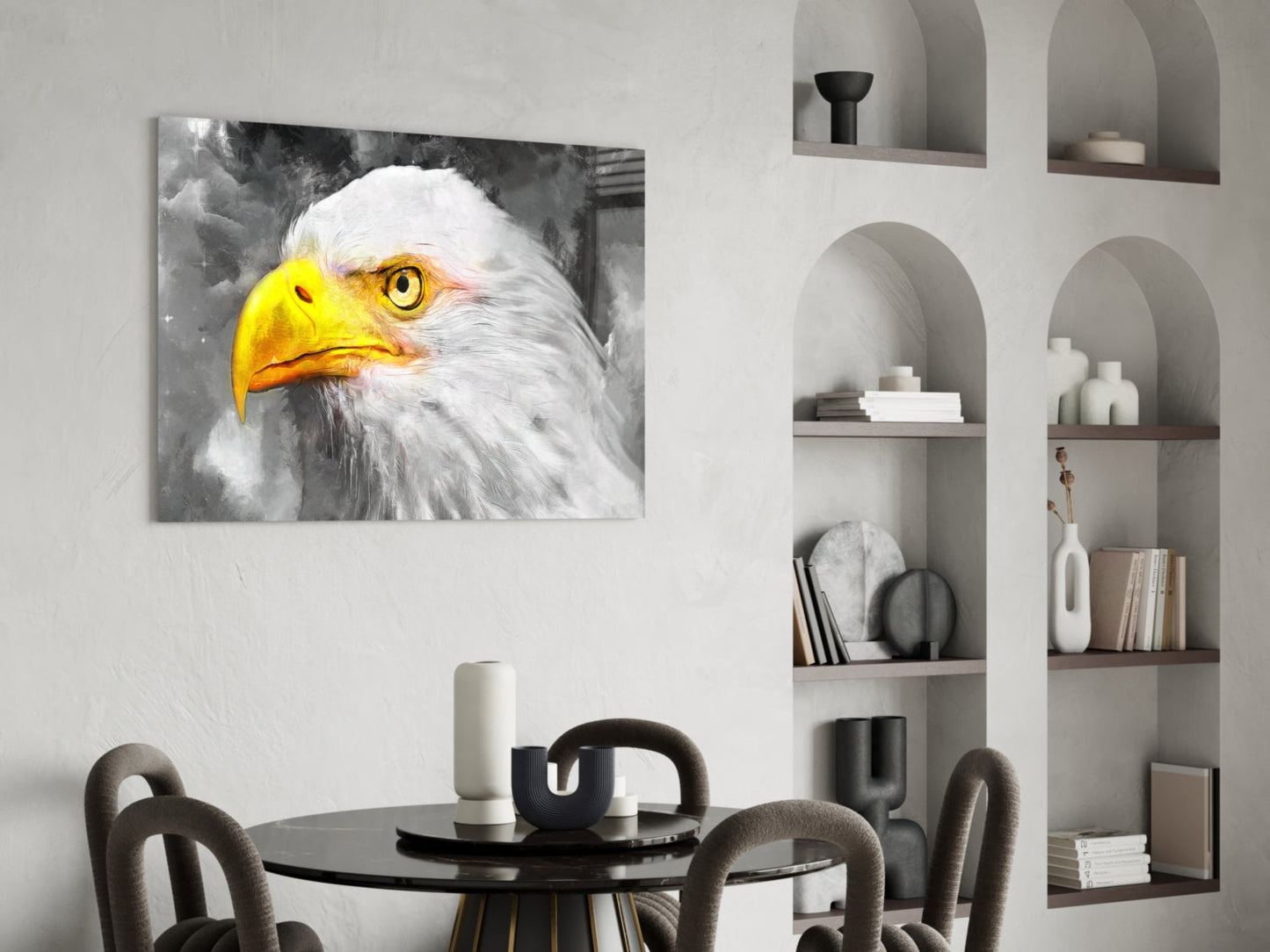 Eagle Glass Wall Art
