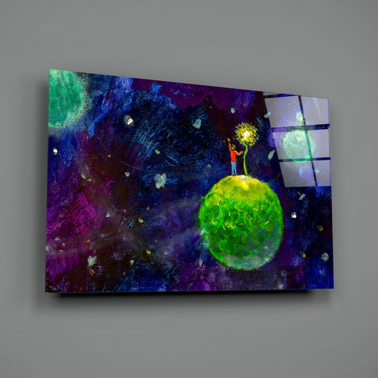 The Little Prince Glass Wall Art