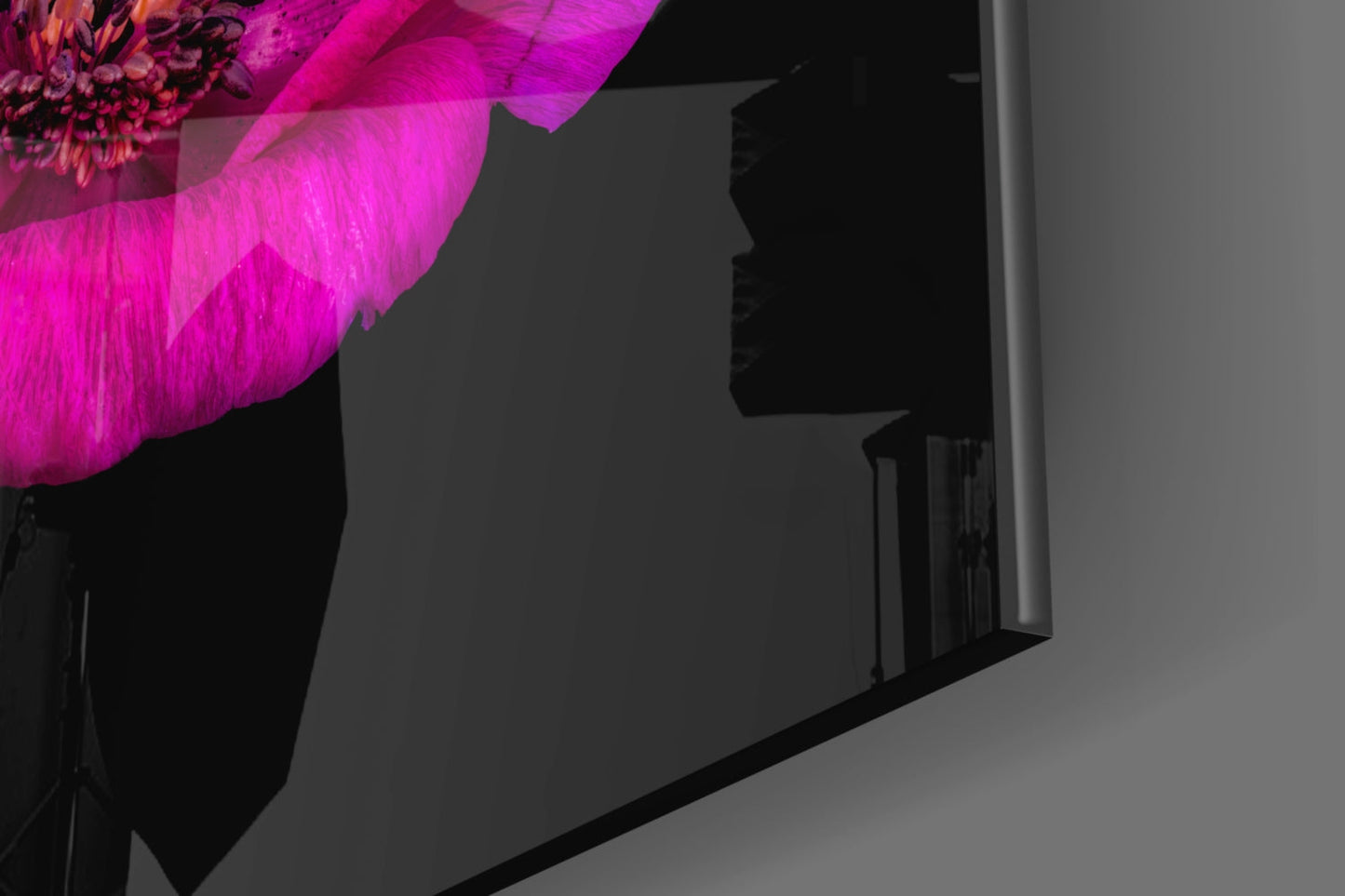 Crowned Mountain Tulip Glass Wall Art