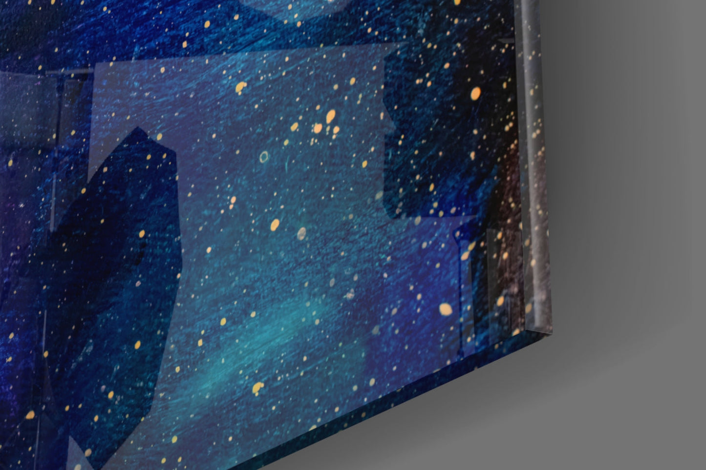 Moon House Glass Wall Art