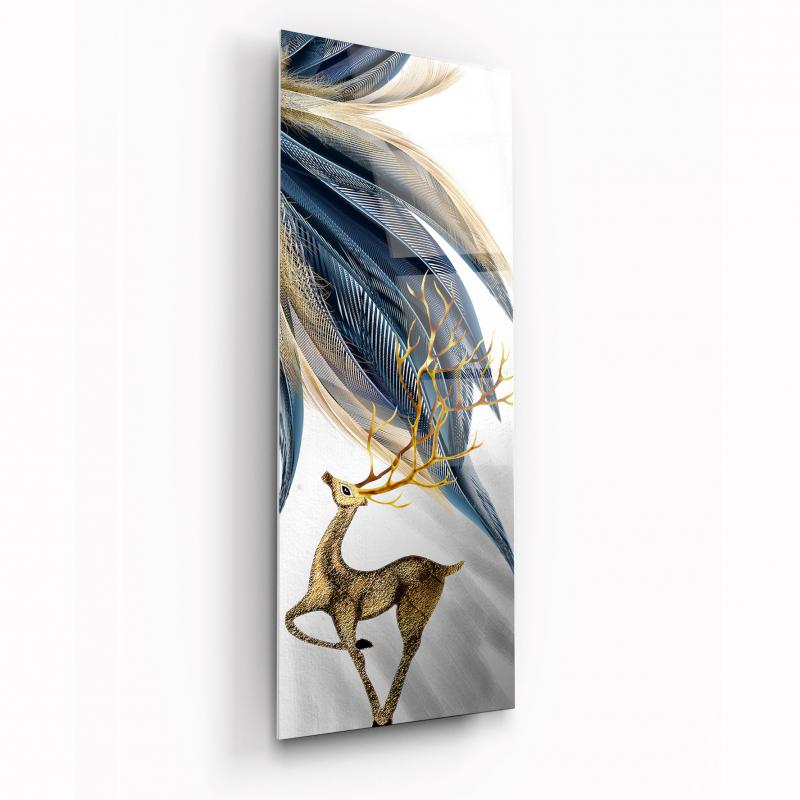 Deer Glass Wall Art