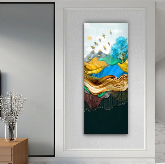 Birds Glass Wall Art - LUXARTDECO