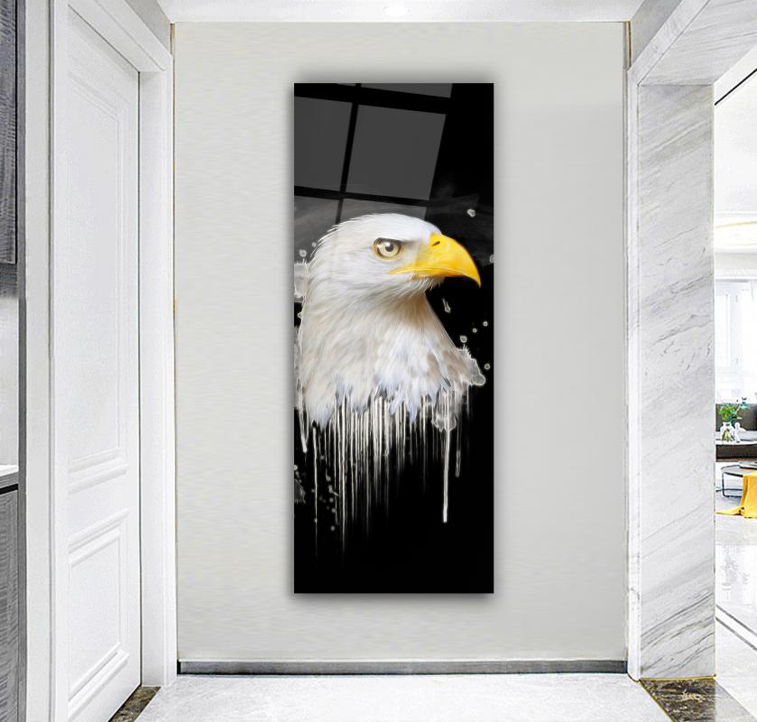 Décoration murale en verre Feuilles d'aigle
