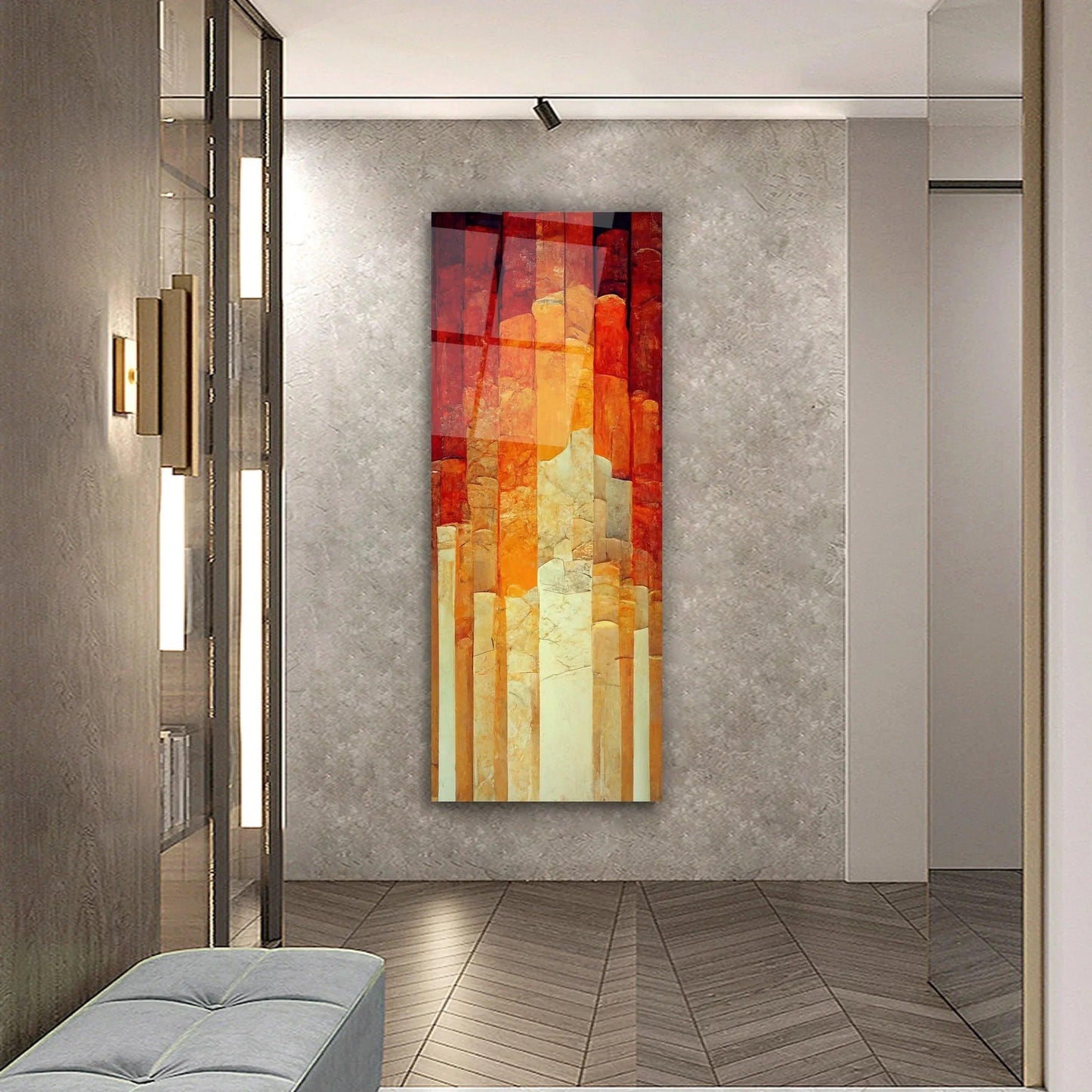 Abstract Glass Wall Art - LUXARTDECO