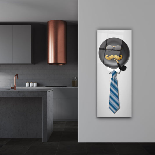 Funny Cravate Nature Glass Wall Art