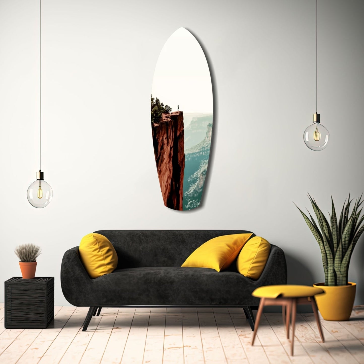 Solitude Glass Wall Art