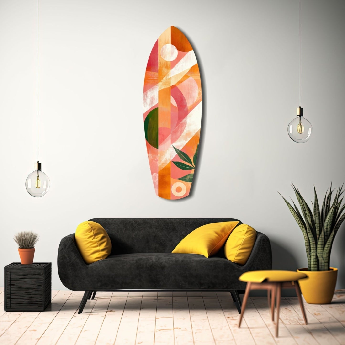 Sunset in Motion Glass Wall Art