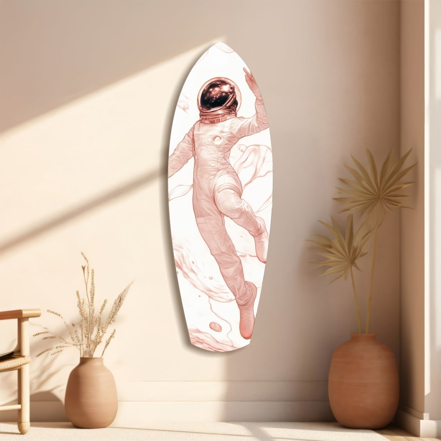 Astronaut in the Ocean Glass Wall Art