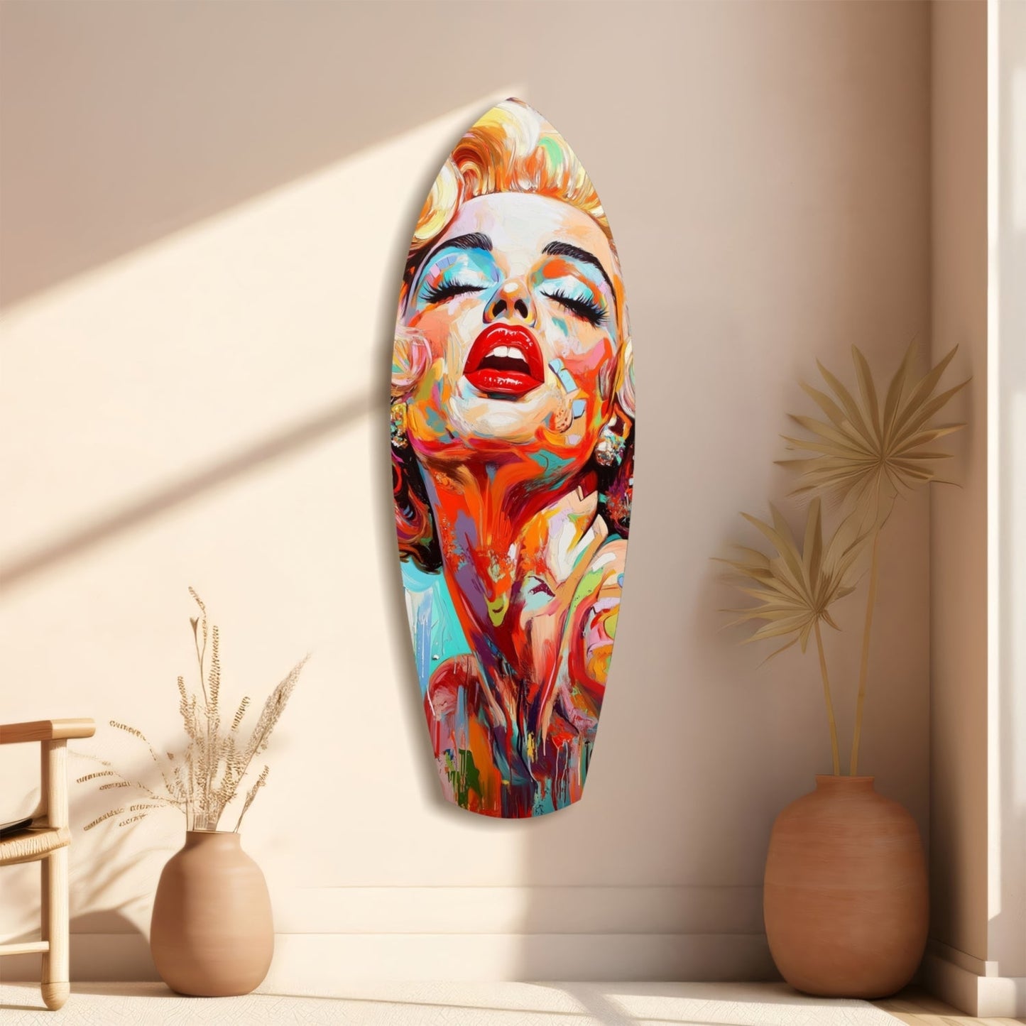 Marilyn Monroe Vintage Dreams Glass Wall Art