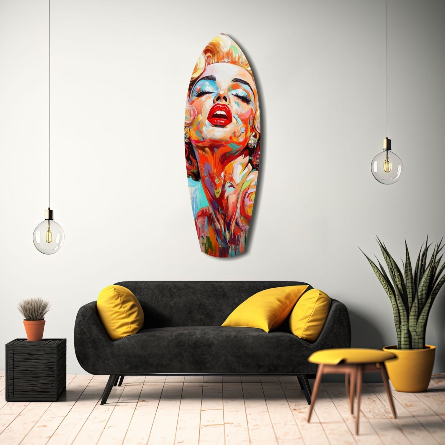 Marilyn Monroe Vintage Dreams Glass Wall Art