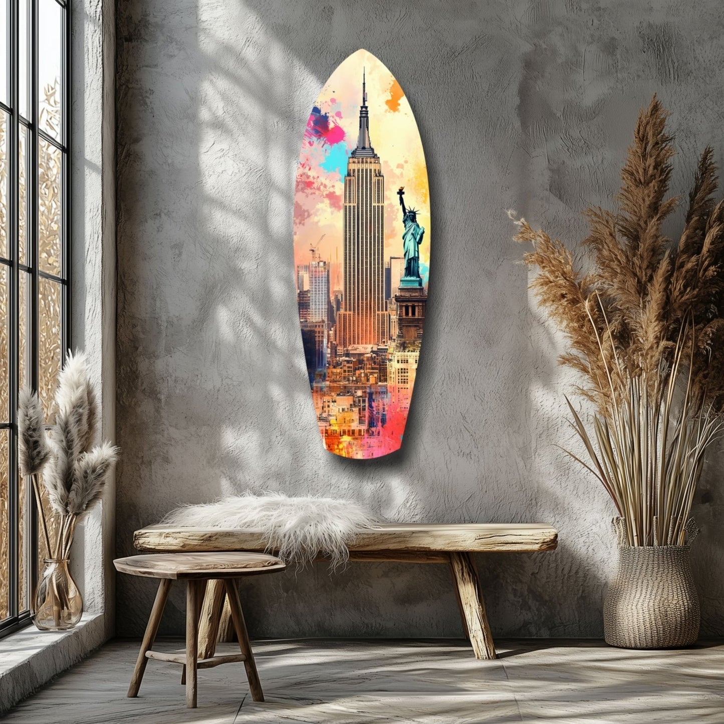 Empire City Glass Wall Art