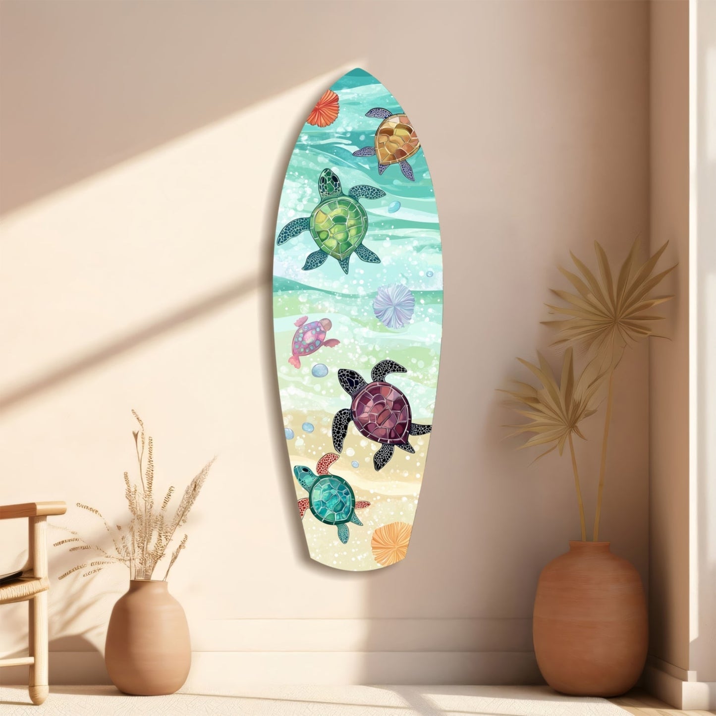Caretta Caretta Glass Wall Art
