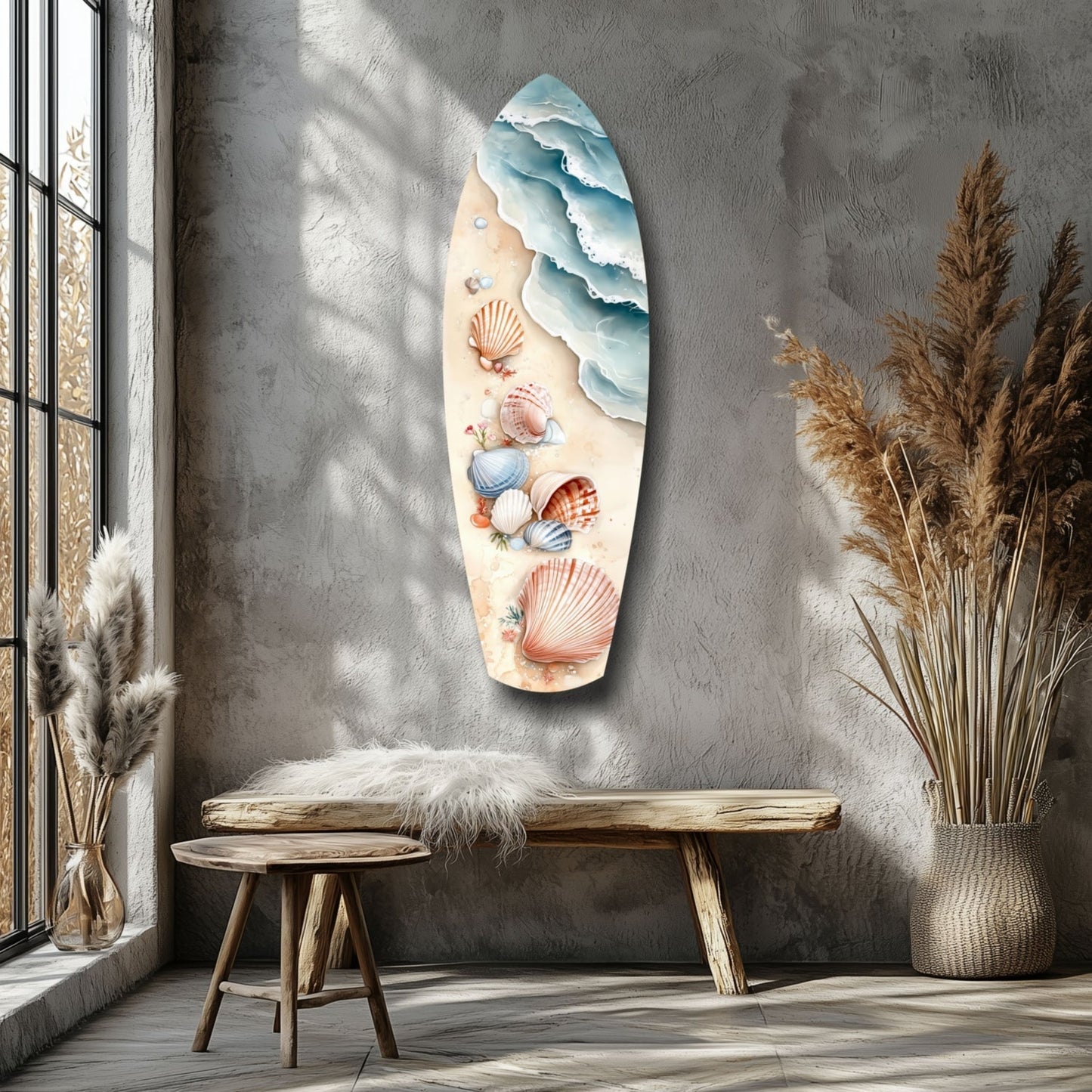 Shoreline Treasures Glass Wall Art