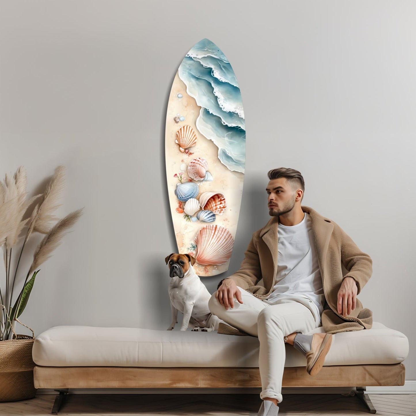 Shoreline Treasures Glass Wall Art